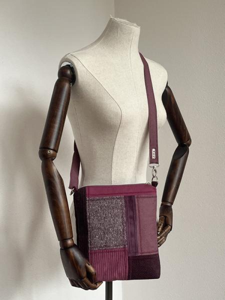 "Flickenwerk II/7" - AUBERGINE-PFLAUME
